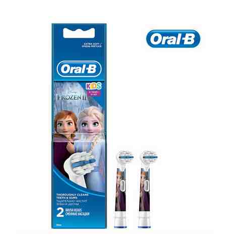 Сменные насадки Oral-B Kids Disney Холодное сердце 2 для электрической зубной щетки 2 шт