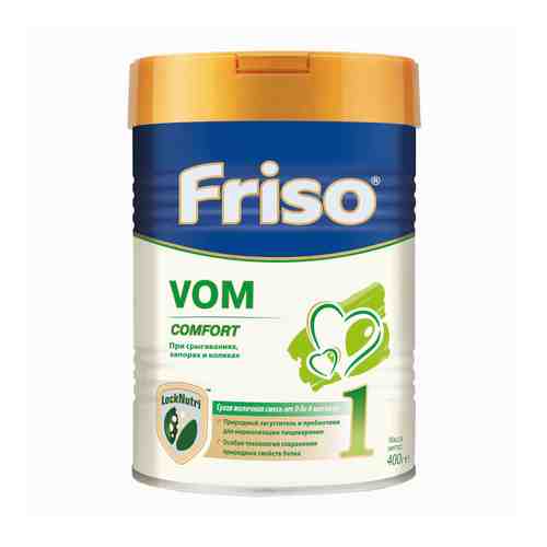 Смесь молочная Friso VOM 1 с рождения до 6 месяцев с пребиотиками 400 г