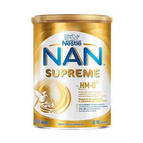 Смесь NAN Supreme молочная для защиты от инфекций с рождения 400 г