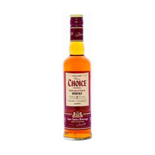 Спиртной напиток Your Choice 3 With taste of Scotch Whisky ржаной 40% 0,5 л Россия