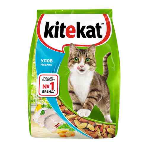 Сухой корм Kitekat Улов рыбака с рыбой для кошек 1,9 кг