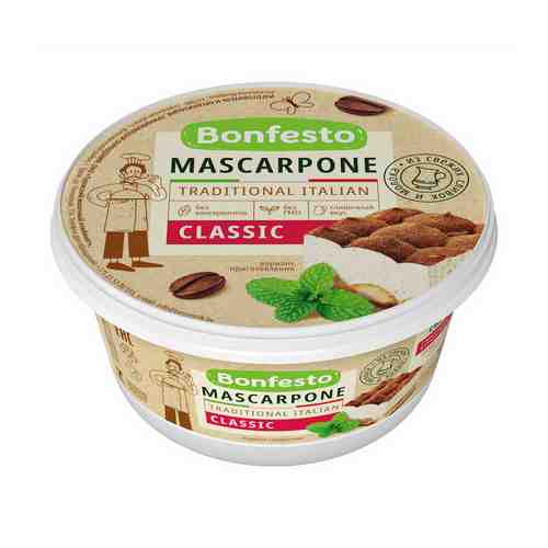 Сыр мягкий Bonfesto Mascarpone 78% 250 г