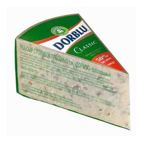 Сыр мягкий Dorblu Classic с голубой плесенью 50% 100 г