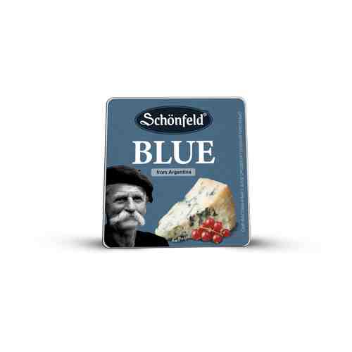 Сыр мягкий Schonfeld Blue с голубой плесенью 54% 100 г