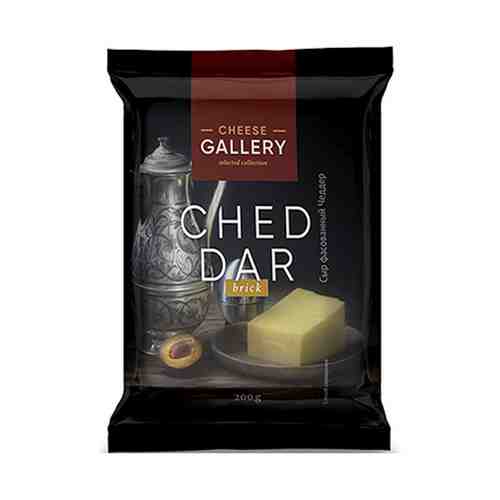 Сыр полутвердый Cheese Gallery Cheddar белый 50% БЗМЖ 200 г