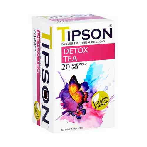 Травяной чай Tipson Detox Tea в пакетиках 1,3 г х 20 шт