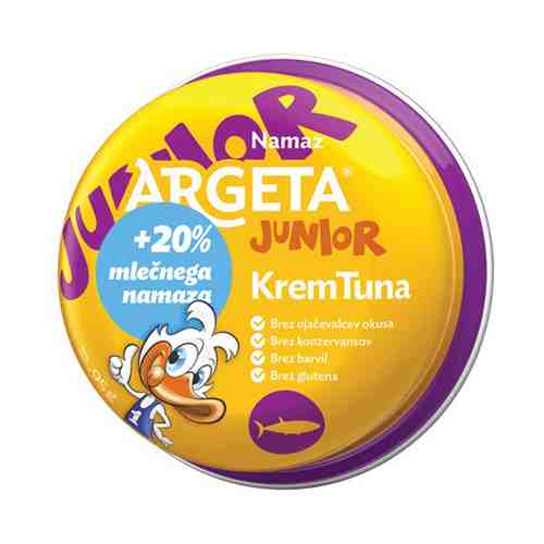 Тунец Argeta Junior паштет в масле 95 г