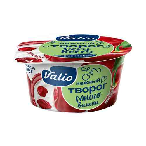 Творог мягкий Valio вишня 3,5% 140 г