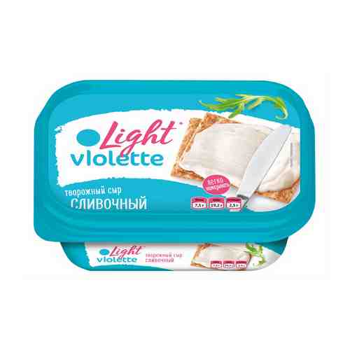 Творожный сыр Violette Light сливочный 60% БЗМЖ 160 г