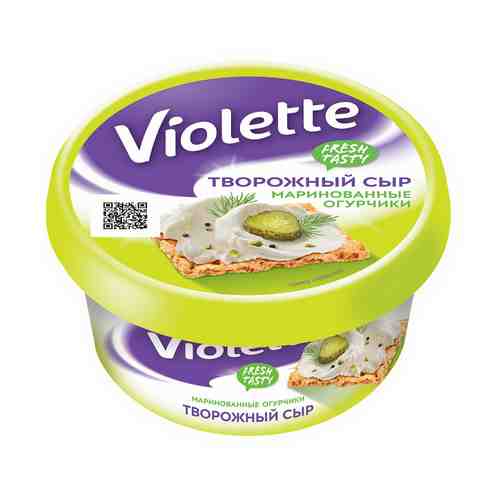 Творожный сыр Violette с огурцами и зеленью БЗМЖ 140 г