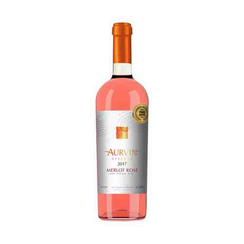 Вино Aurvin Reserve Merlot Rose розовое полусухое 13,5% 0,75 л