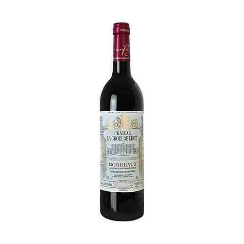 Вино Chateau La Croix de Liret Bordeaux AOC красное сухое 13,5% 0,75 л