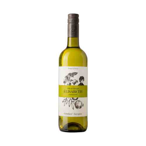 Вино Elisabeth Vigneronne Colombard-Sauvignon Blanc белое полусухое 11% 0,75 л