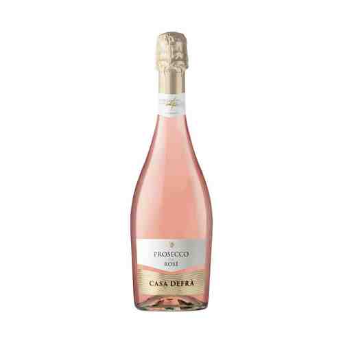 Вино игристое Casa Defra Prosecco Rose розовое брют 11% 0,75 л Италия