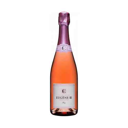 Вино игристое Eugene III Rose Brut розовое брют 12% 0,75 л Франция