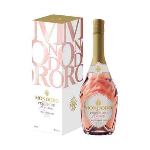 Вино Mondoro Prosecco розовое сухое 9,5% 0,75 л Италия