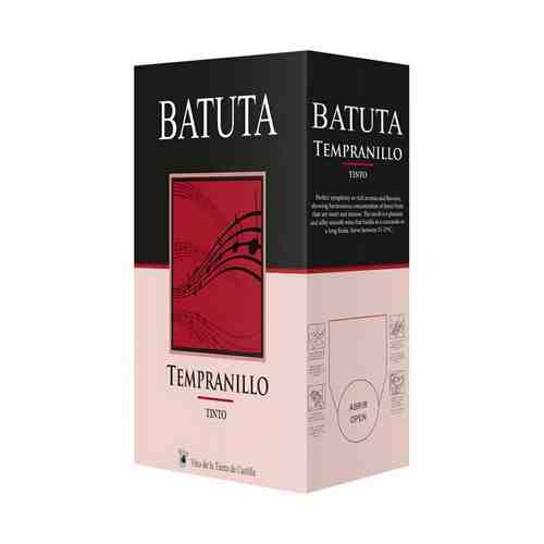 Вино Wine Spain Batuta Tempranillo красное сухое 12,5% 0,75 л