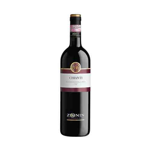 Вино Zonin Chianti красное сухое 12,5% 0,75 л