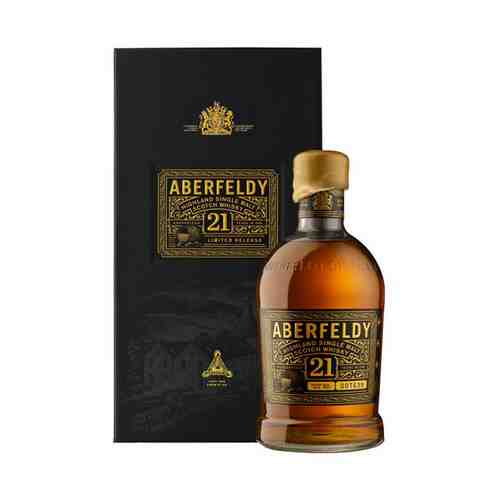 Виски Aberfeldy 21 Years Old gift box односолодовый 40% 0,7 л Шотландия