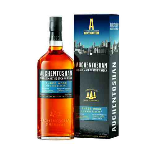 Виски Auchentoshan Three Wood односолодовый 43% 0,7 л Шотландия