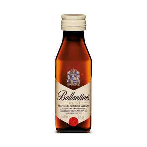 Виски Ballantine's Finest купажированный 40% 0,05 л Шотландия