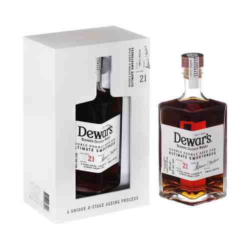 Виски Dewar’s 21 Years Old купажированный 40% 500 мл Шотландия