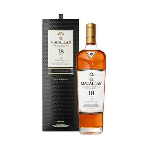 Виски Macallan Sherry Oak 18 yo односолодовый 43% 0,7 л Шотландия