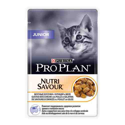 Влажный корм Purina Pro Plan с курицей для кошек 85 г