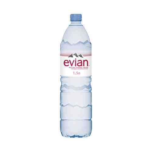 Вода минеральная Evian негазированная 1,5 л