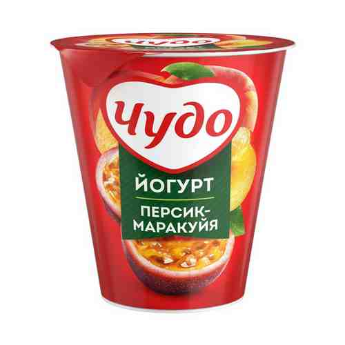 Йогурт Чудо персик-маракуйя 2,5% 290 г