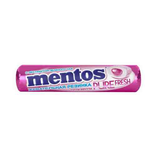 Жевательная резинка Mentos Pure Fresh тутти фрутти 23,3 г