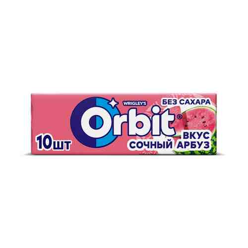 Жевательная резинка Orbit Сочный арбуз без сахара 13,6 г