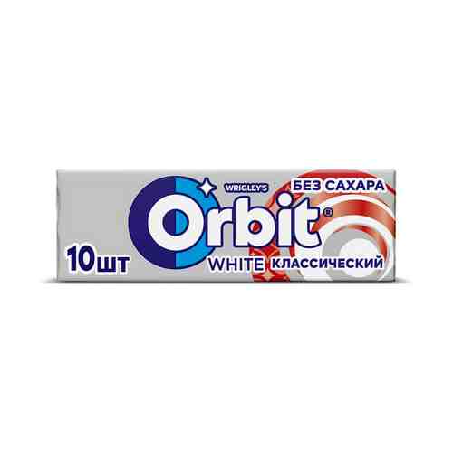 Жевательная резинка Orbit White Классический без сахара 13,6 г