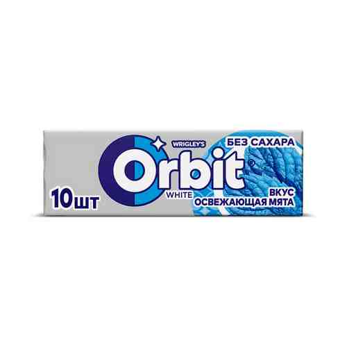 Жевательная резинка Orbit White Освежающая мята без сахара 13,6 г