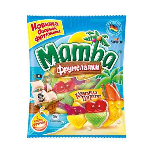 Жевательный мармелад Mamba команда пиратов 70 г