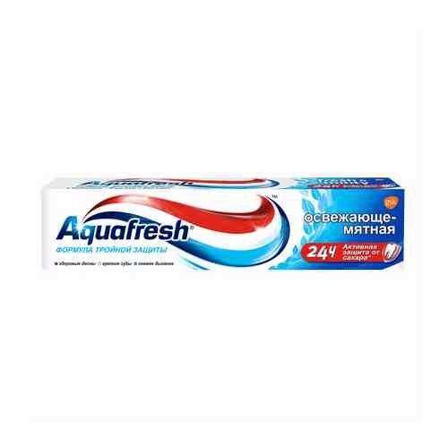 Зубная паста Aquafresh Тройная защита Освежающе-мятная 100 мл