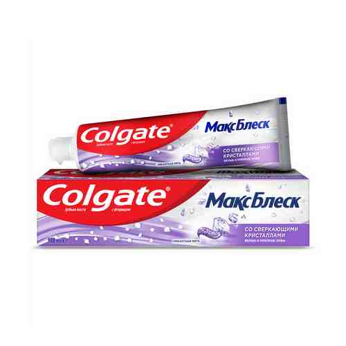 Зубная паста Colgate Макс блеск со сверкающими кристаллами отбеливающая 100 мл